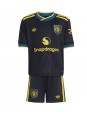 Manchester United Amad Diallo #16 Kolmaspaita Lasten 2025-26 Lyhythihainen (+ shortsit)